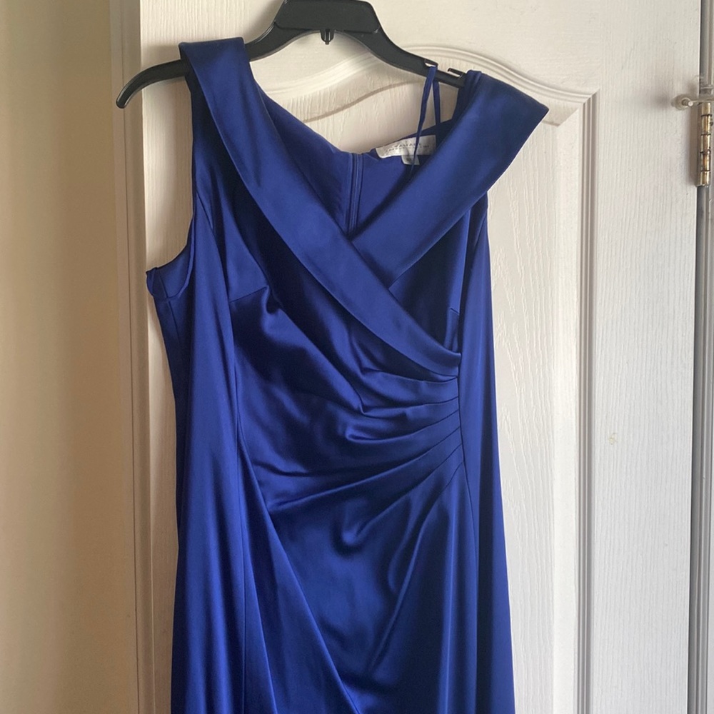 blue formal dress